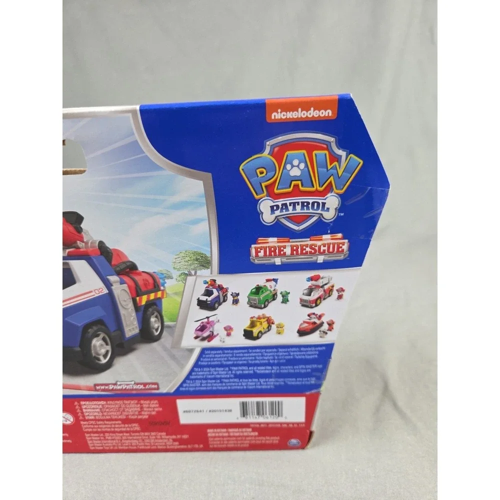 Paw Patrol Fire Rescue Chase with Figure Rescue Fire Cruiser Truck Launcher 2024